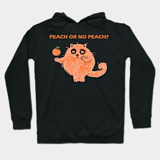 Peach or no peach? That is the question Hoodie